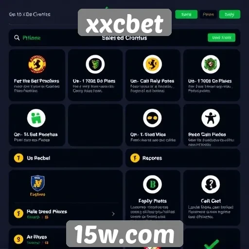 Principais recursos do site xxcbet